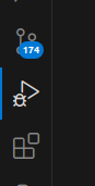 VS Code debug tab icon